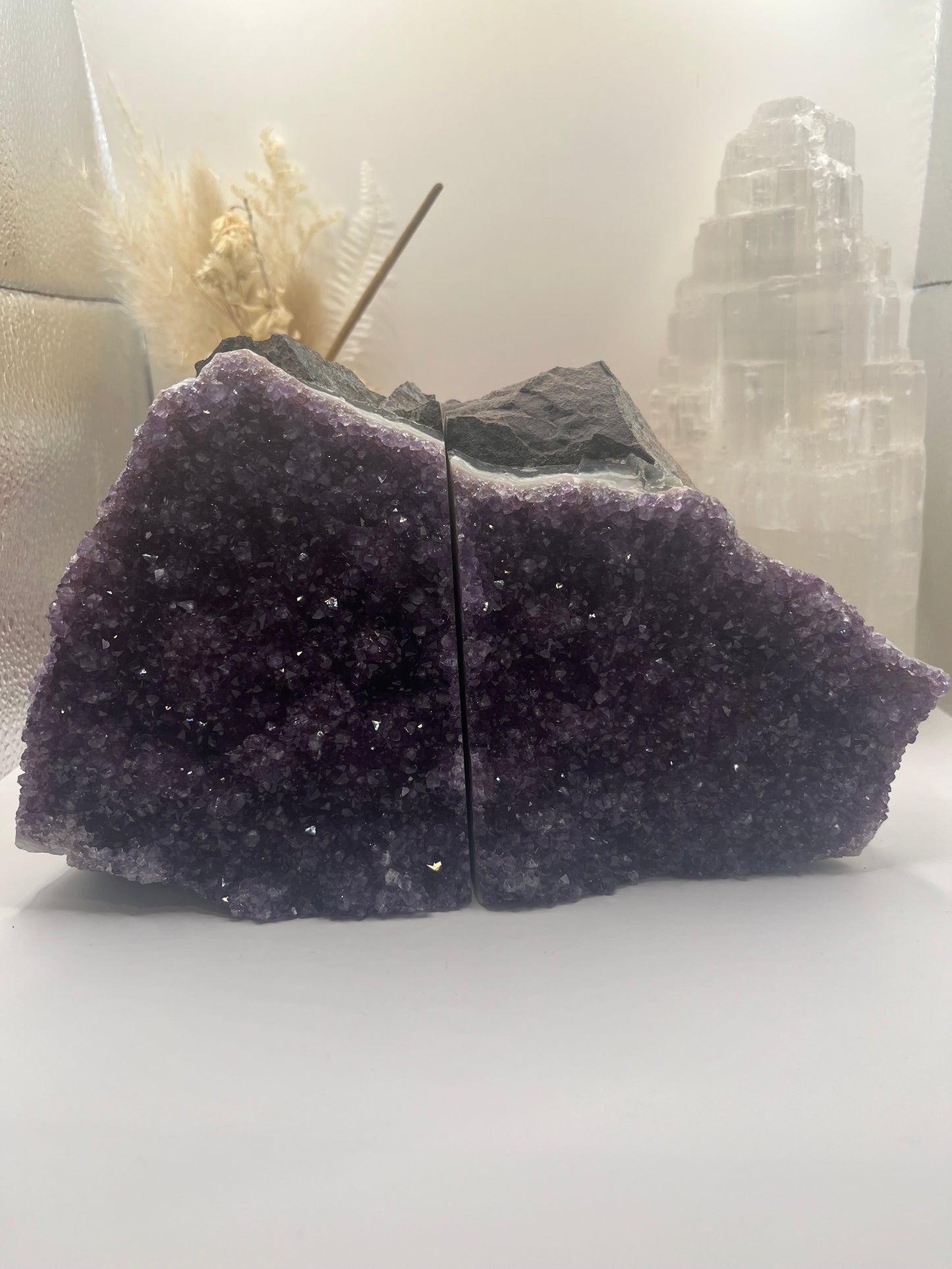 Amethyst Bookends EF1