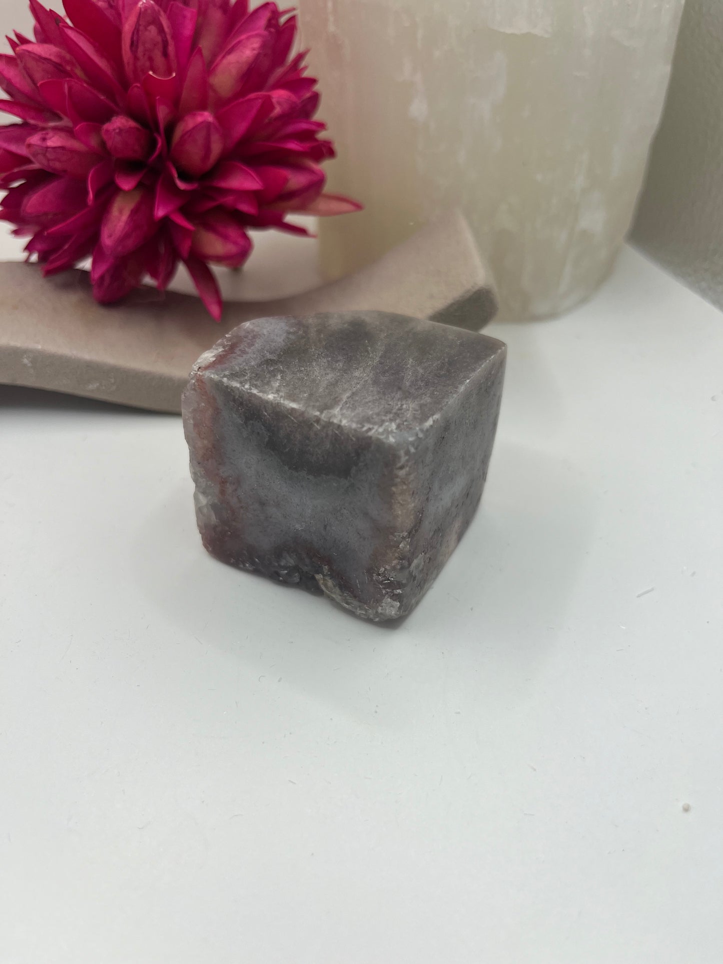 Pink Amethyst Cube