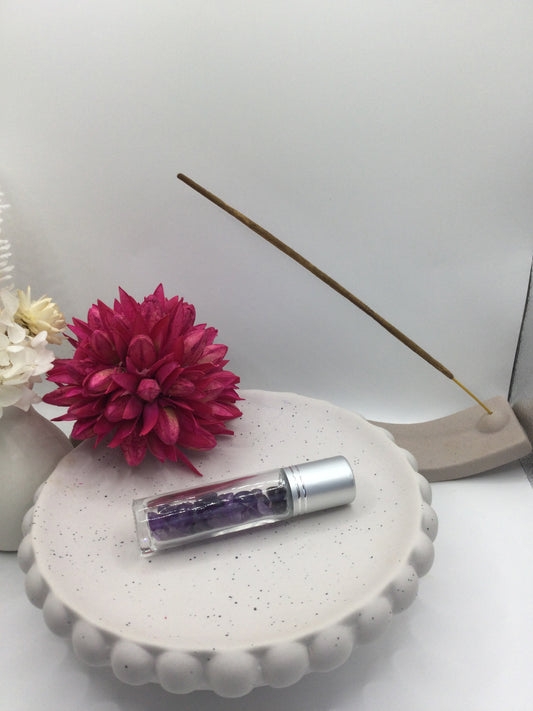 Amethyst oil roller