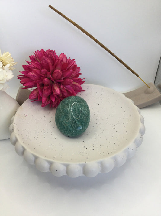 Amazonite palmstone (HI2)