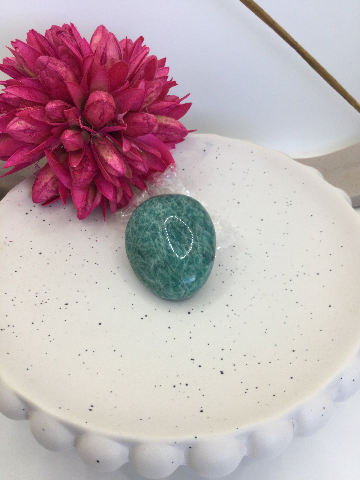 Amazonite palmstone (HI3)