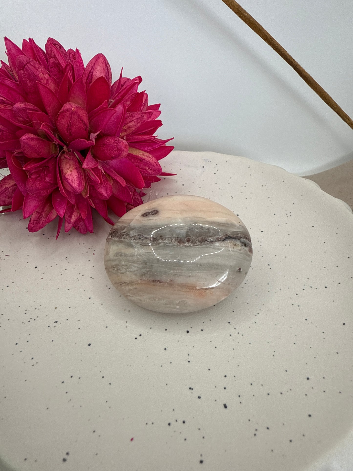 Pink aventurine palmstone (LA4)