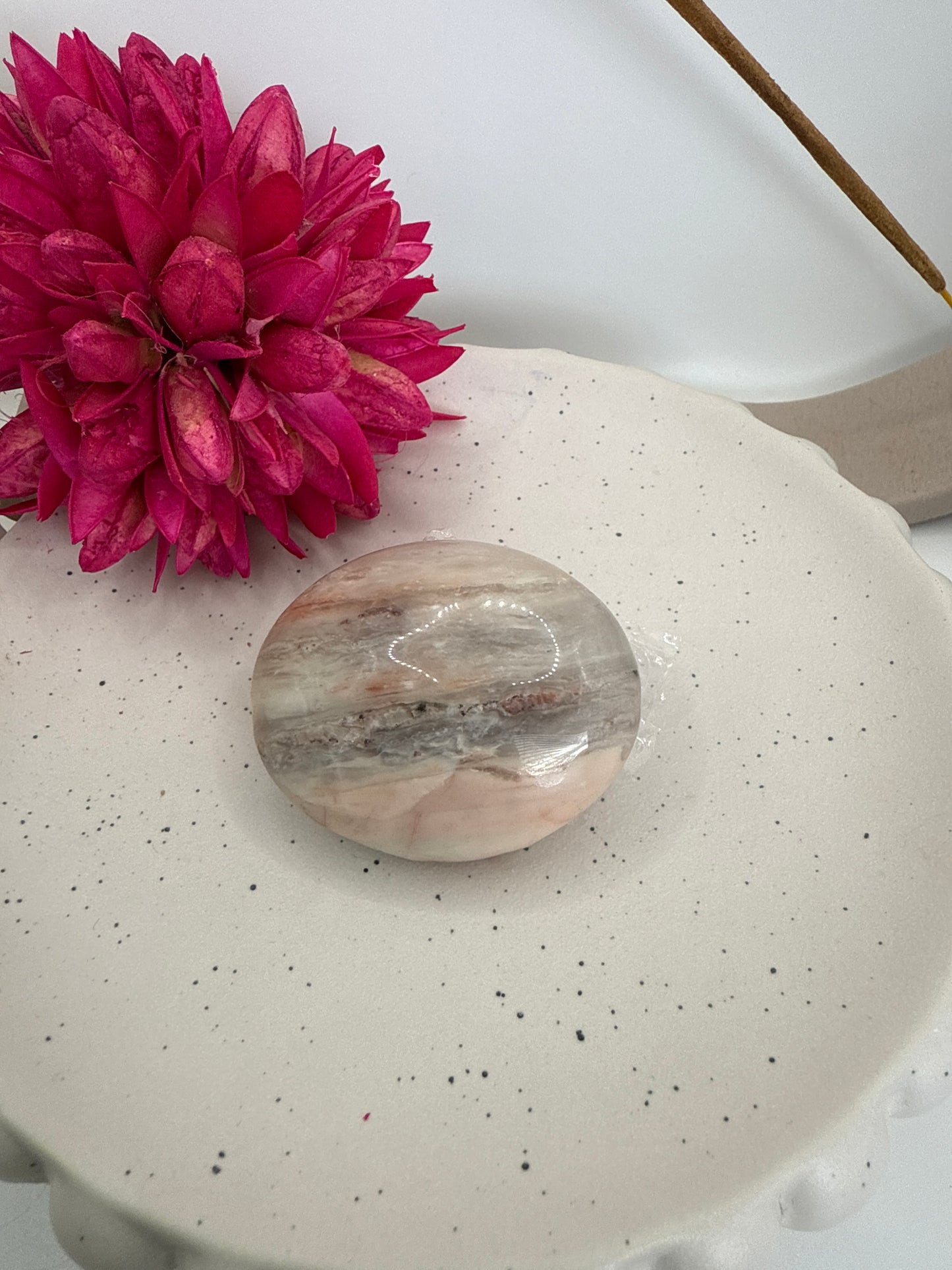Pink aventurine palmstone (LA4)