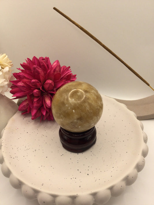 Honey Calcite Sphere (PP4)