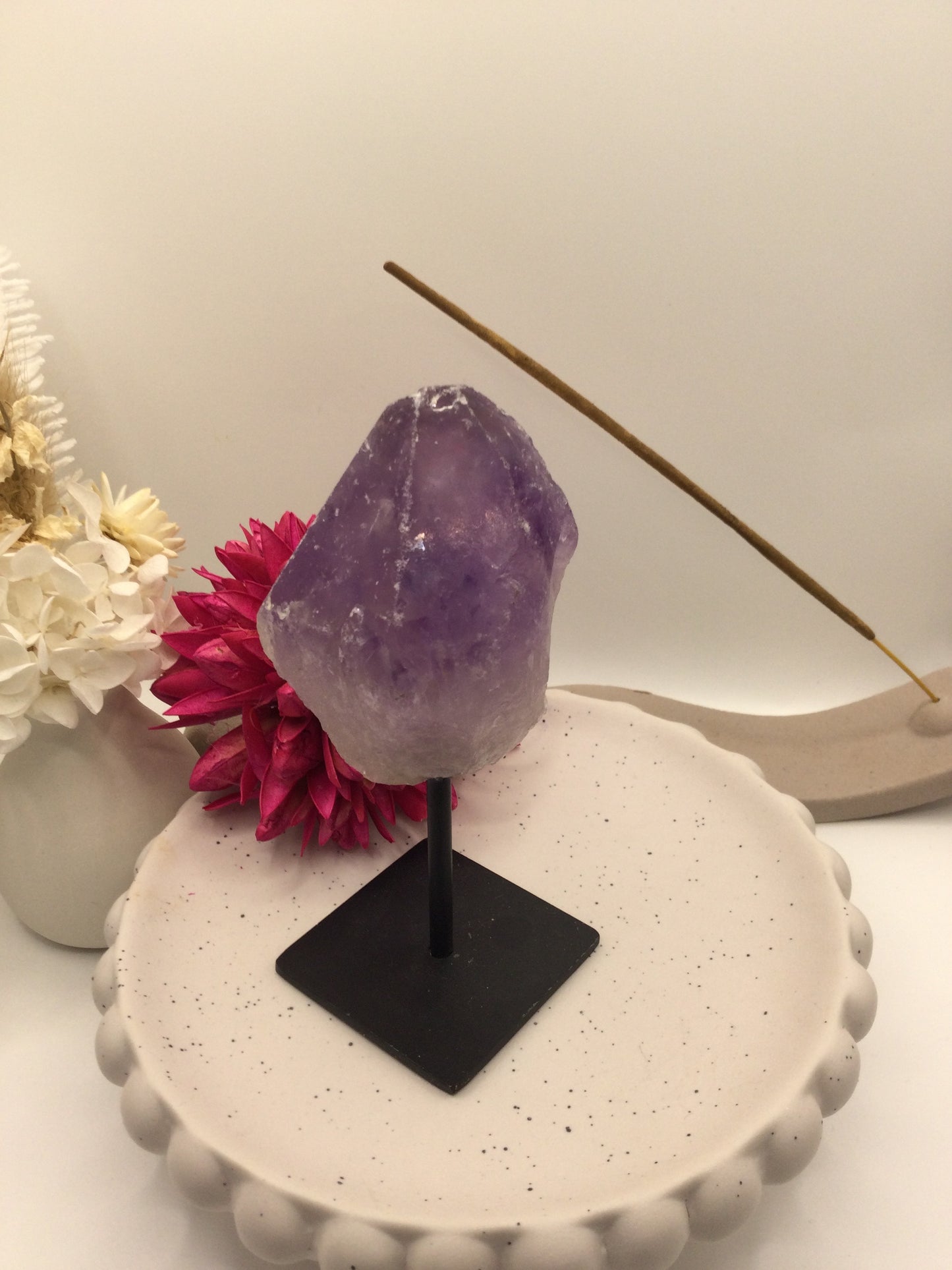 Amethyst Pin on Black Stand (SF2)