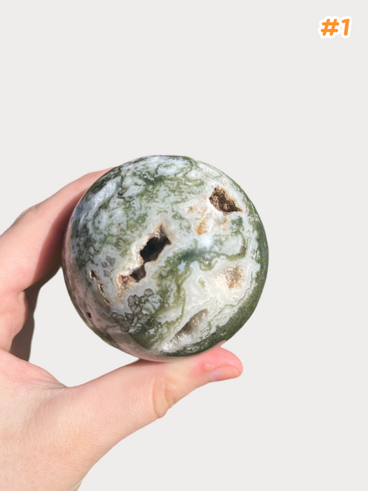 Moss Agate Sphere