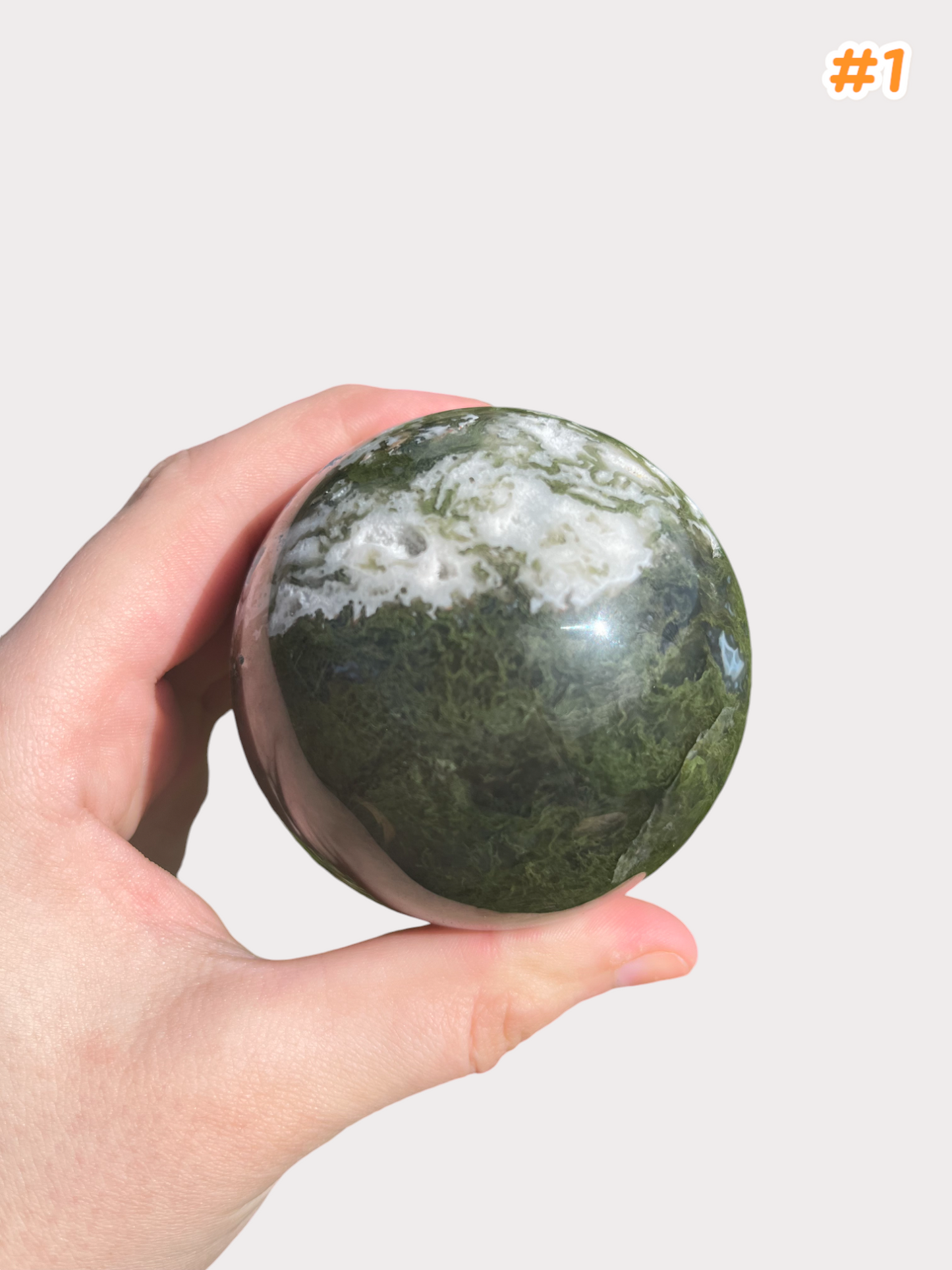 Moss Agate Sphere