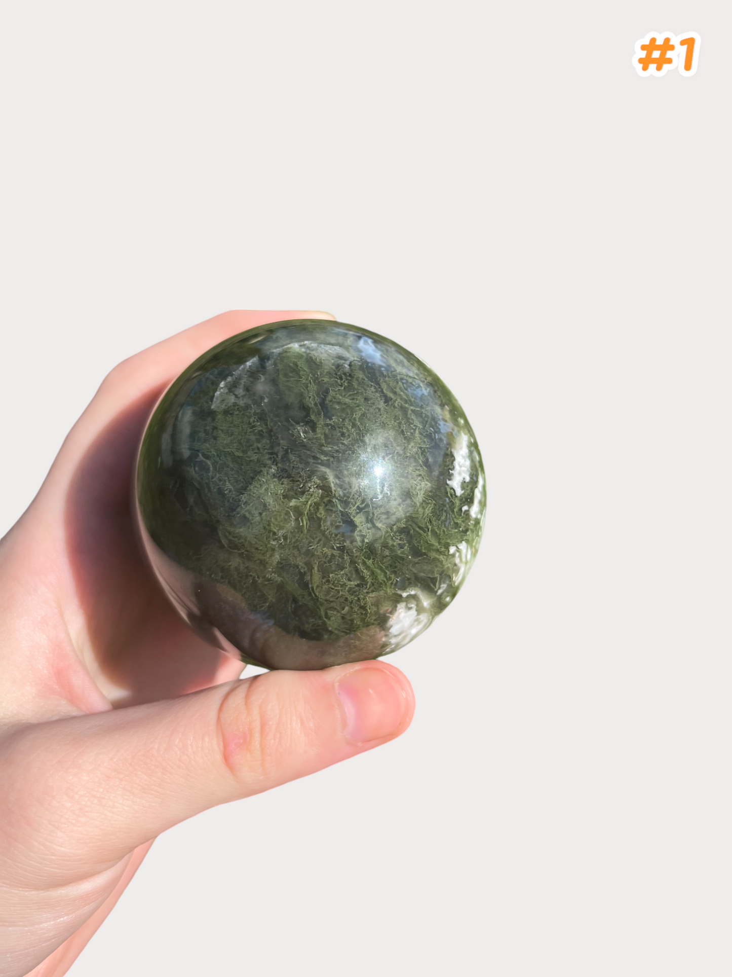 Moss Agate Sphere