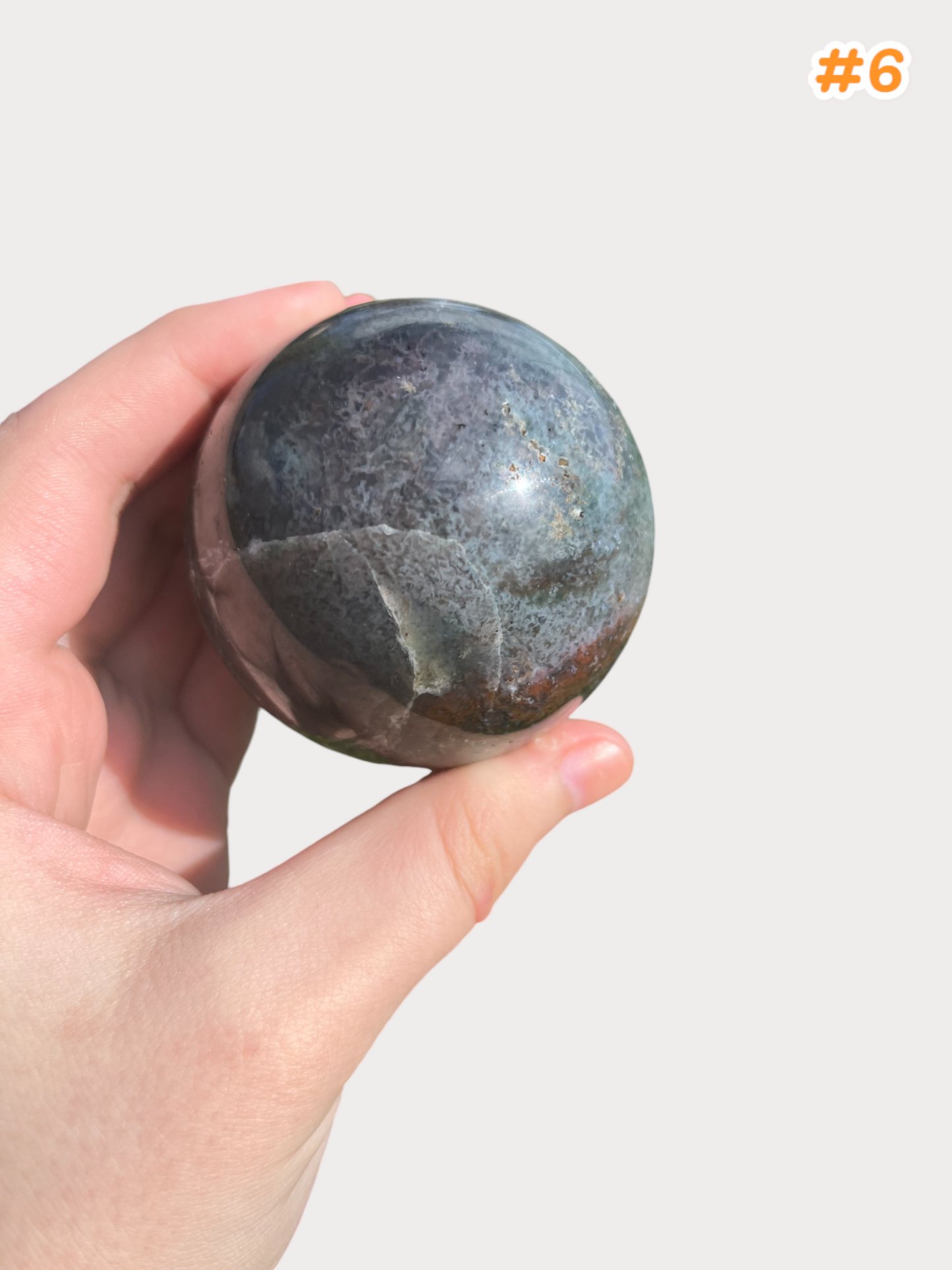 Moss Agate Sphere