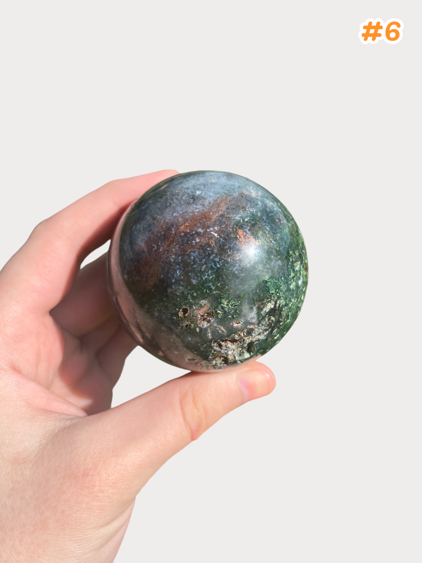 Moss Agate Sphere