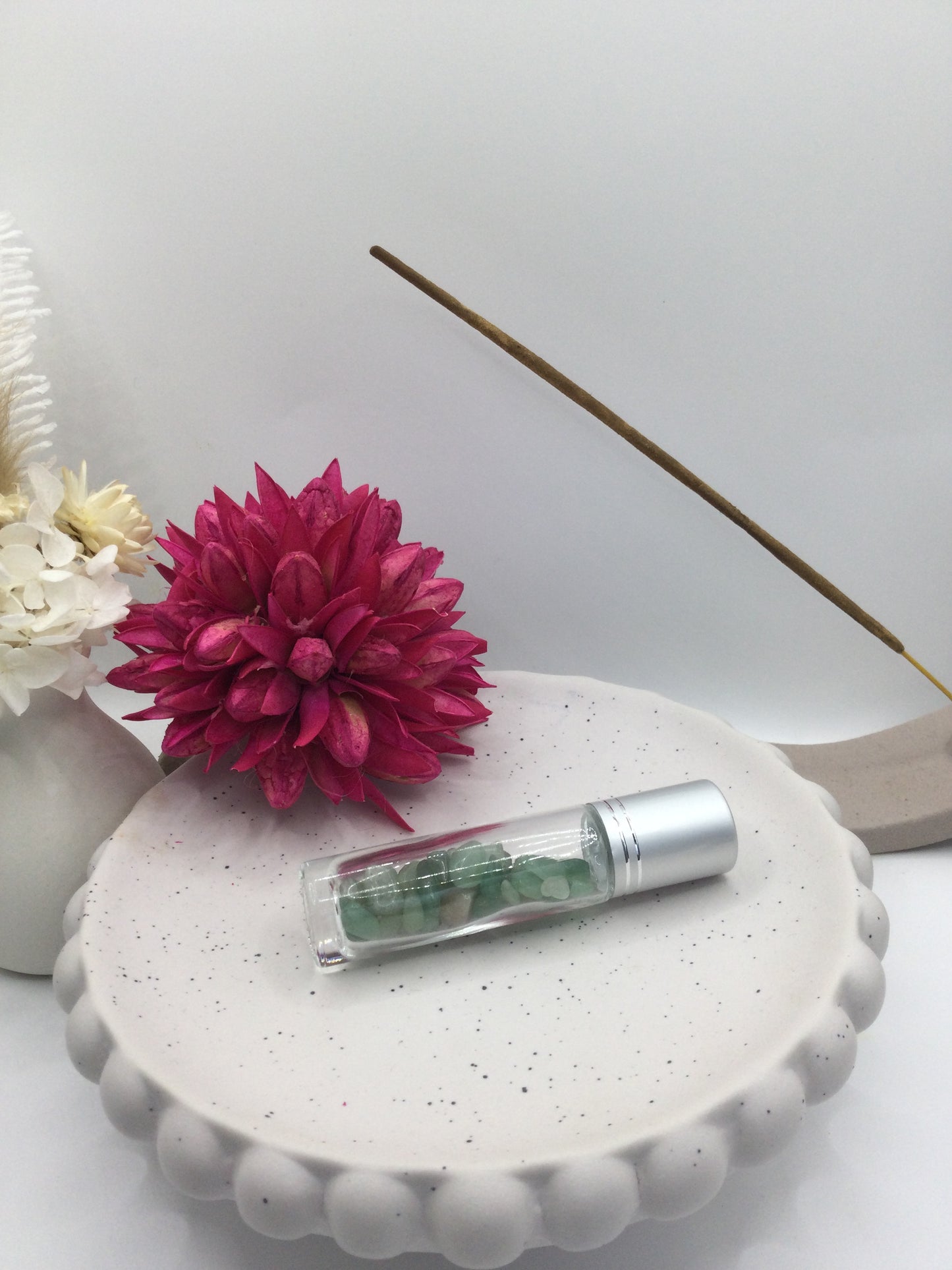 Green aventurine oil roller