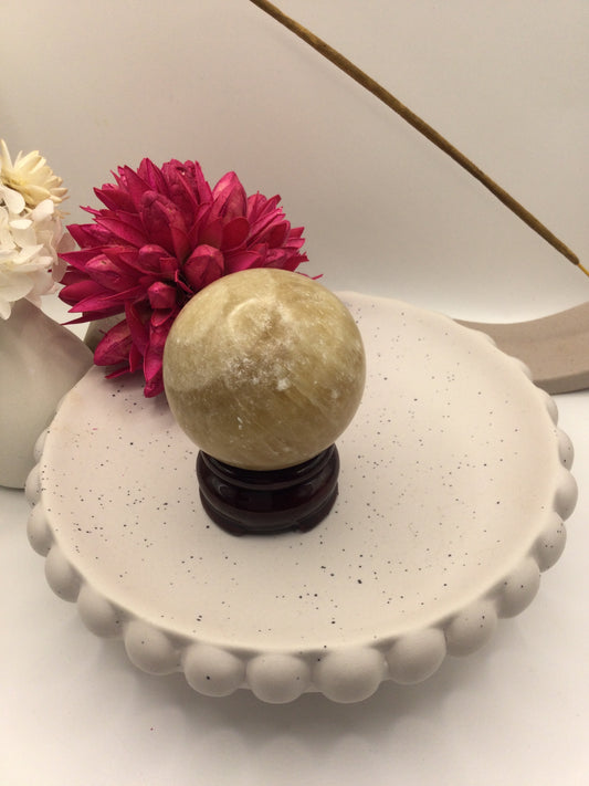 Honey Calcite Sphere (PP3)