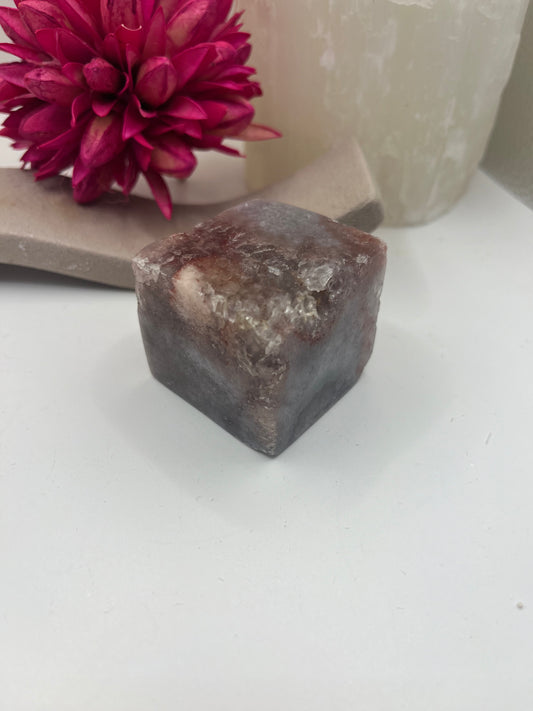 Pink Amethyst Cube