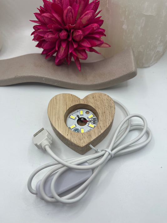 Heart USB Light Base